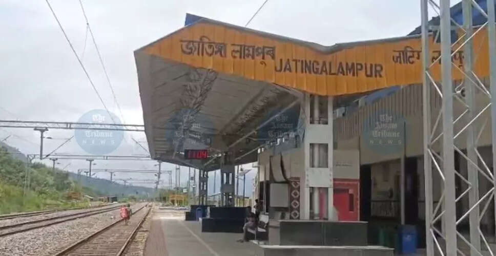 New Rail Route Proposal Offers Hope for Barak Valley Amid Landslide Challenges