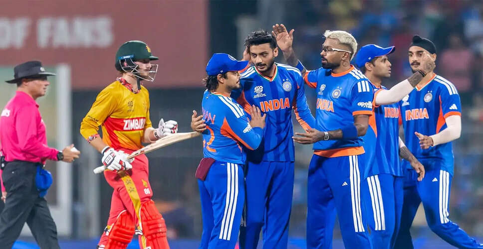 India Triumphs Over Zimbabwe in T20 World Cup Showdown