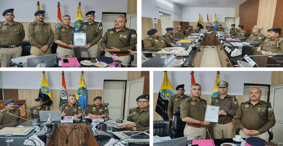 Nurpur Police District Holds Monthly Crime Review and Welfare Meeting