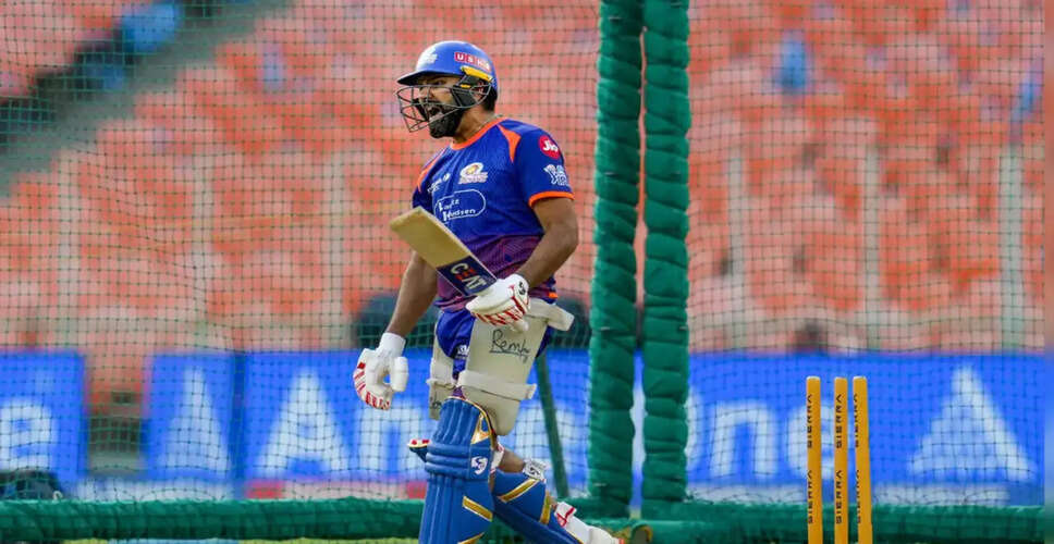 Rohit Sharma Misses Another Match as Mumbai Indians Face Gujarat Titans