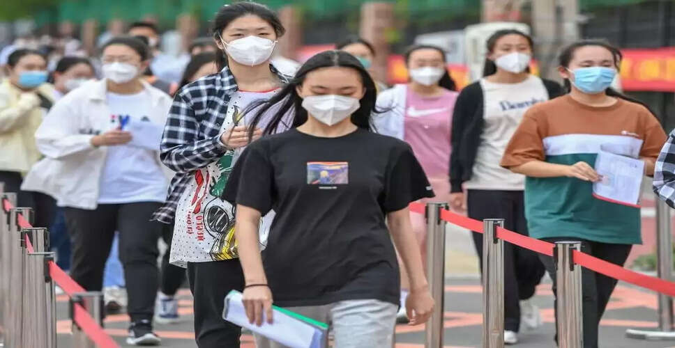 Record 13 mn Chinese take world's toughest college entrance exam