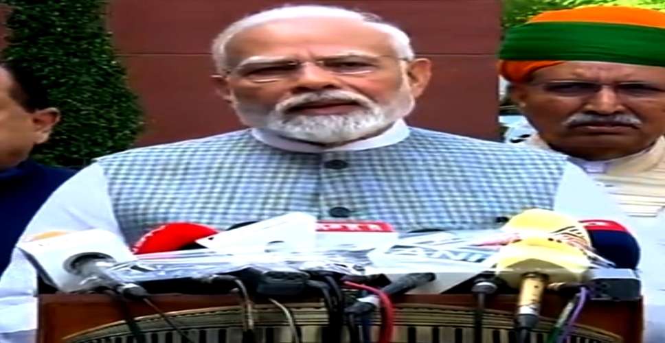 PM Modi urges lawmakers to give maximum time to Parliament's special session