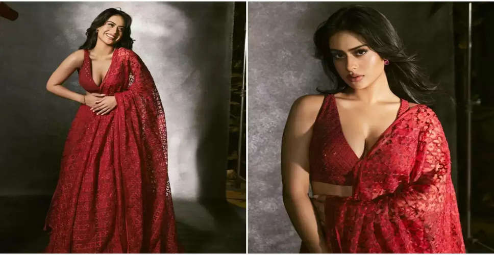 Like Mother, Like Daughter: Nysa Devgan Slays in a Red Lehenga by Anita Dongre, Stealing Hearts Everywher