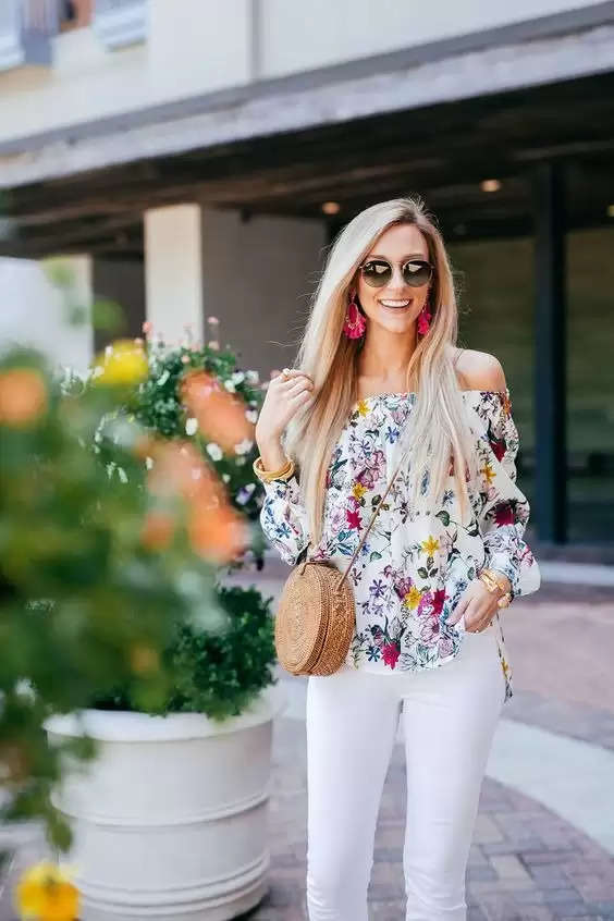 4. With floral tops for spring