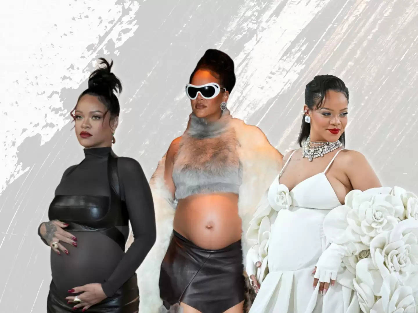 Rihanna bares baby bump for Pharrell's new Louis Vuitton campaign
