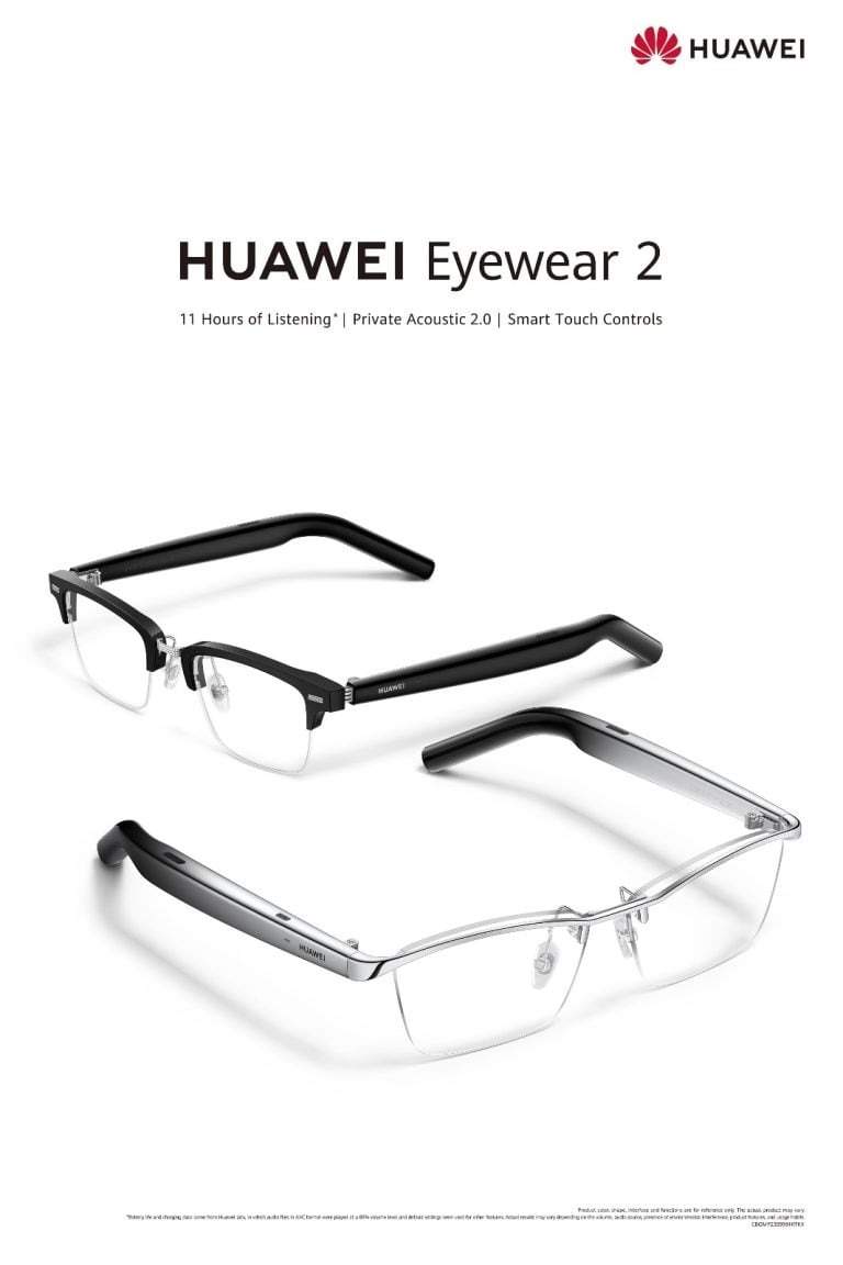 Huawei Eyeware 2: The Future of Smart Glasses with Triple Noise Cancellation
