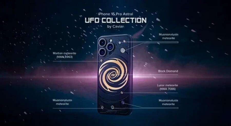 Caviar Reaches for the Stars with Space-Inspired iPhone 15 Pro and Pro Max Models**