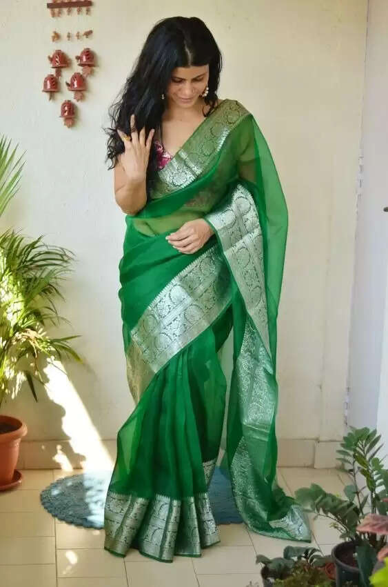 2. Motif Pattu Saree