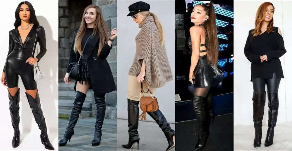 HOW TO STYLE KNEE HIGH BOOTS OUTFIT IDEAS