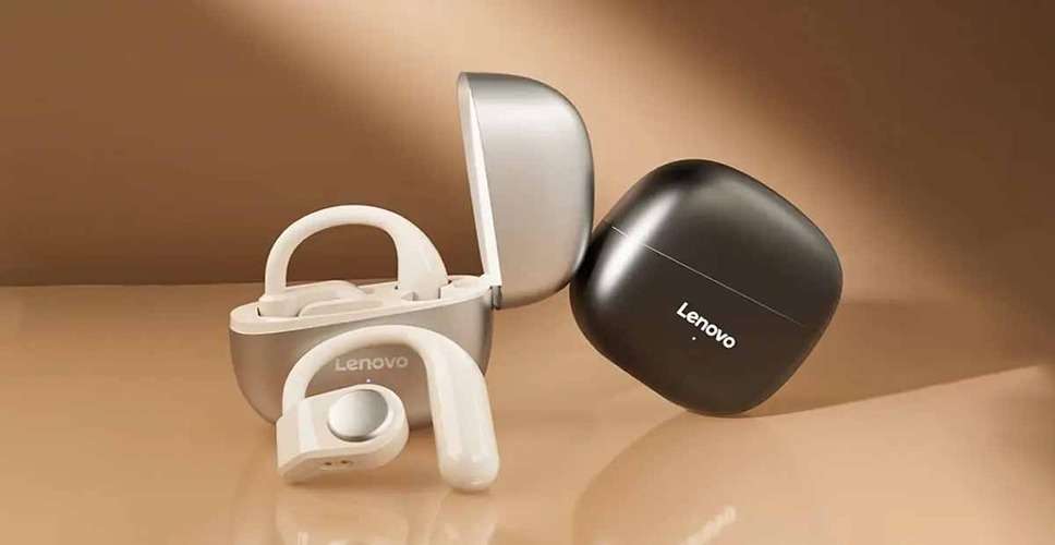 Lenovo TC3401 Open Ear TWS Earbuds with Bluetooth 5.3 and DT 5.0