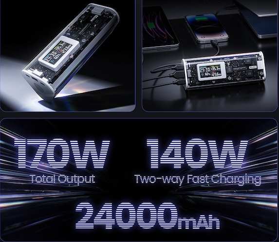 SHARGE on Instagram: The mighty two-way charging of Shargeek 170 brings  you 170W max total output and 140W max single-port in&out. Efficient and  flexible charging. Recharge faster than ever. Sign up for