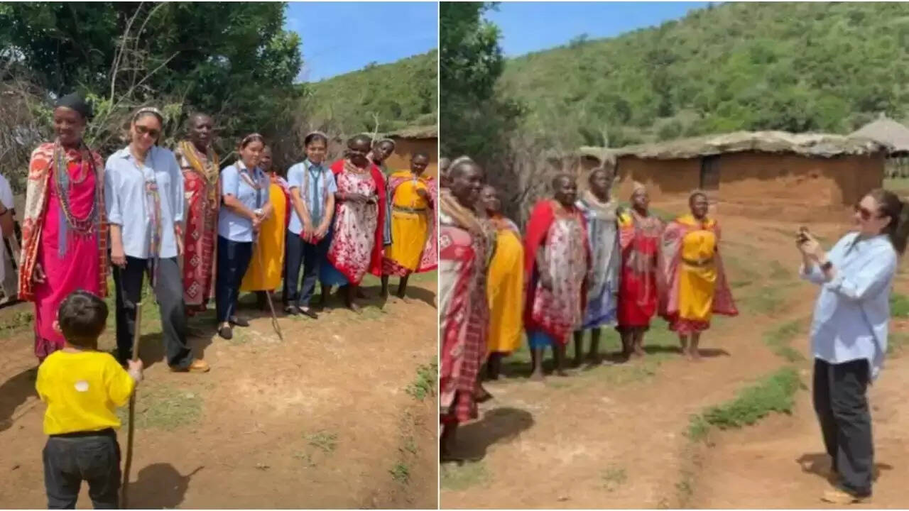 Kareena Kapoor and 'ladies man' Jeh Ali Khan spend time with Masai women of South Africa