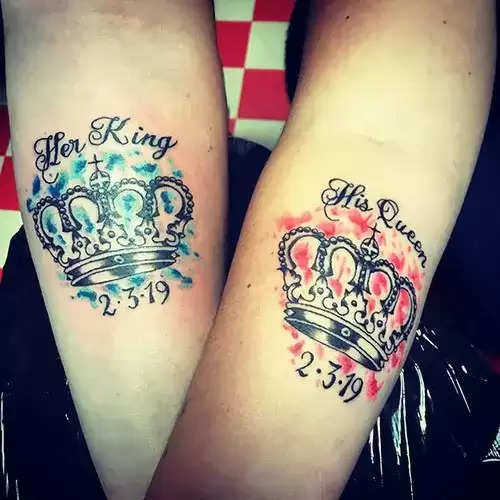 UPDATED] 44 Impressive King and Queen Tattoos